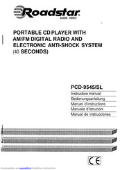 Roadstar PCD-9545/SL Bedienungsanleitung