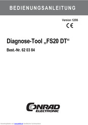 Conrad Electronic FS20 DT Bedienungsanleitung