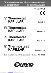 Conrad Electronic KAPILLAR Bedienungsanleitung
