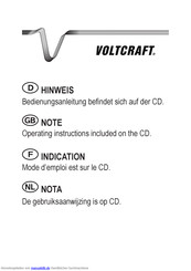 Voltcraft 10 00 55 Bedienungsanleitung