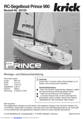 Krick Prince 900 Hybrid Montage- Und Gebrauchsanleitung