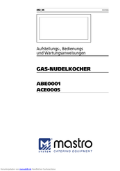 mastro ACE0005 Aufstell- Und Bedienungsanleitung