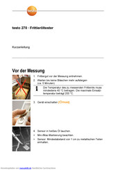 TESTO 270 Kurzanleitung