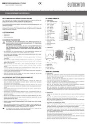 Eurochron ERM 20 Bedienungsanleitung