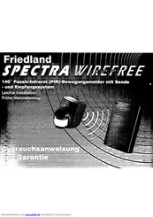 FRIEDLAND Spectra Wirefree Gebrauchsanweisung