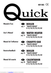 Quick Nautic Boiler B 25 Benutzerhandbuch