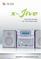 X4-TECH x-Jive Bedienungsanleitung