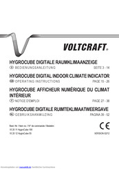 VOLTCRAFT HydroCube 100 Bedienungsanleitung