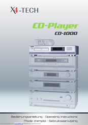 X4-TECH CD-1000 Bedienungsanleitung