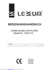 LEXXUM LEXX-V10 Bedienungshandbuch