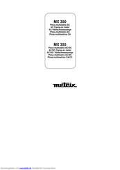 Metrix MX 355 Bedienungsanleitung