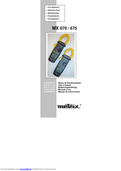 Metrix MX 670 Bedienungsanleitung