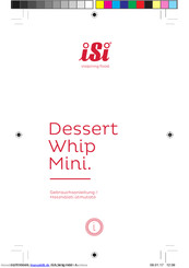 Isi Dessert Whip Mini Gebrauchsanleitung
