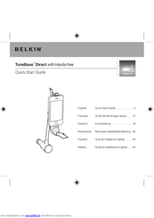 Belkin TuneBase Direct Kurzanleitung