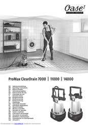 Oase ProMax ClearDrain  14000 Gebrauchsanleitung