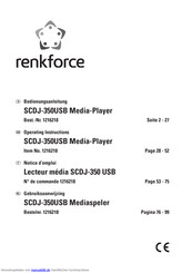 Renkforce SCDJ-350USB Betriebsanleitung