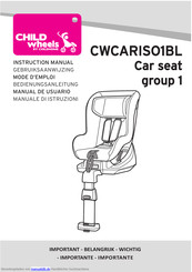 Child Wheels CWCARISO1BL Bedienungsanleitung