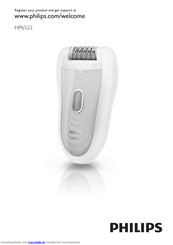 Philips HP6522 Bedienungsanleitung