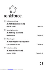 Renkforce A-2001 Bedienungsanleitung