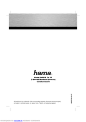 Hama Photo Player HDTV 1080i Benutzerhandbuch