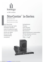 Iomega StorCenter ix4-200r Schnellstart Handbuch