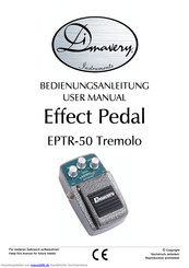 Dimavery EPTR-50 Tremolo Bedienungsanleitung