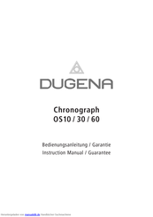 Dugena Chronograph OS 30 Bedienungsanleitung