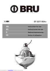BRU EF 2327 BSA+ Gebrauchsanweisung
