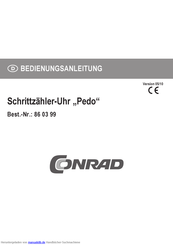 Conrad PEDO Bedienungsanleitung