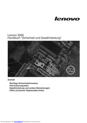 Lenovo 3000 Handbuch