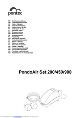 Pontec PondoAir Set 900 Gebrauchsanleitung