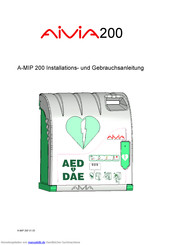 AED A-MIP 200 Installations- Und Gebrauchsanleitung