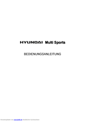 Hyundai Multi Sports Bedienungsanleitung