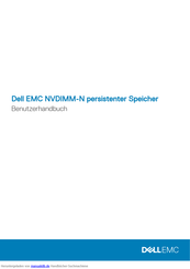 Dell EMC NVDIMM-N Benutzerhandbuch
