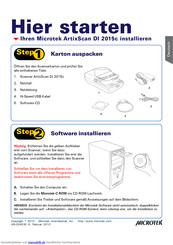 Microtek ArtixScan DI 2015c Benutzerhandbuch