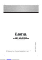 Hama 00053114 Bedienungsanleitung