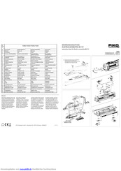 PIKO BR 151 Bedienungsanleitung