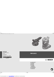 Bosch PWR 180 CE Originalbetriebsanleitung