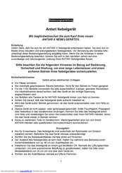 Antari X-515 Bedienungsanleitung