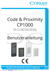 Conlan Code & Proximity CP1000 Benutzeranleitung