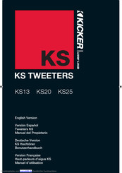 Kicker KS25 Benutzerhandbuch