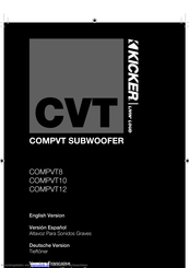 Kicker CompVT12 Handbuch