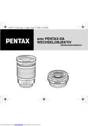 Pentax DA 14mm f/2.8ED [IF] Bedienungshandbuch