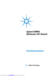 Agilent U3606A Schnellstart Handbuch