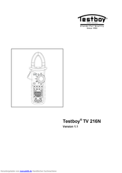 Testboy TV 216N Bedienungsanleitung