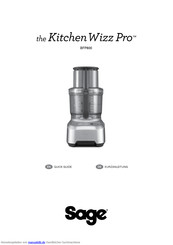 Sage Kitchen Wizz Pro Kurzanleitung