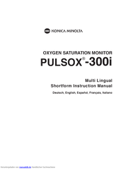 Konica Minolta PULSOX-300i Bedienungsanleitung