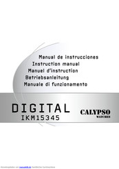 Calypso DIGITAL IKM15345 Betriebsanleitung