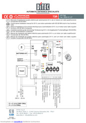 DITEC 73RG Installationsanleitung