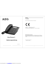 AEG Clip-Phone C Bedienungsanleitung